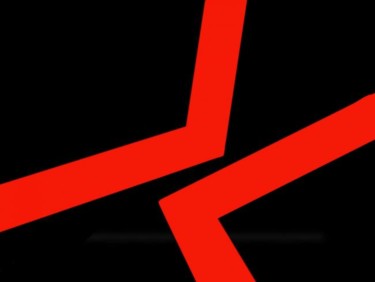 Arts numériques intitulée "deux arcs rouges  -…" par Wolf Thiele, Œuvre d'art originale, Travail numérique 2D
