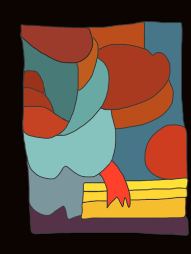 Arts numériques intitulée "couleurs en movemen…" par Wolf Thiele, Œuvre d'art originale, Travail numérique 2D