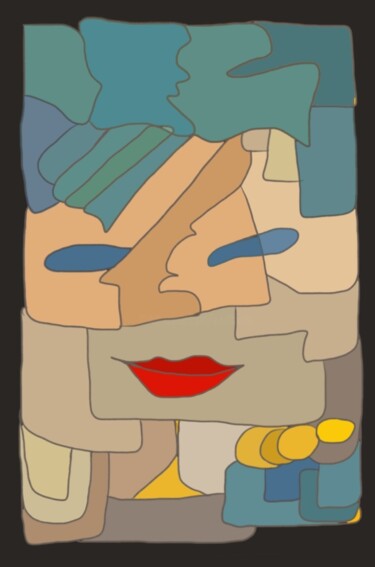 Arts numériques intitulée "Wolf Thiele : Madam…" par Wolf Thiele, Œuvre d'art originale, Peinture numérique