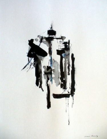 Peinture intitulée "Péristyle" par Jacques Reverdy, Œuvre d'art originale, Huile