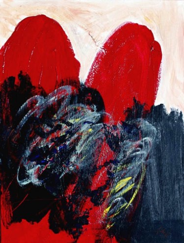 Painting titled "Un petit brin d'her…" by Bernard Filippi, Original Artwork, Oil