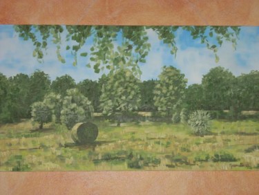 Pittura intitolato "Paesaggio Drubiaglio" da Luciana Lorella Massarotto, Opera d'arte originale