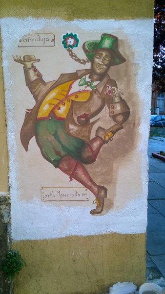 Pittura intitolato "GIANDUIA" da Luciana Lorella Massarotto, Opera d'arte originale