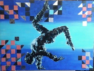 Pittura intitolato "DALLA RABBIA ALLA P…" da Luciana Lorella Massarotto, Opera d'arte originale, Olio