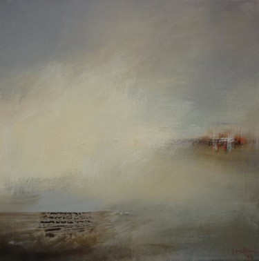 Painting titled "Embruns a" by Françoise Bellière, Original Artwork