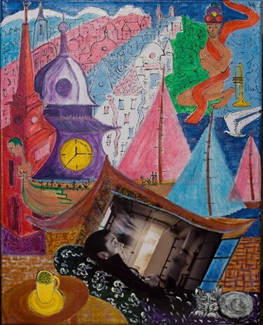 Peinture intitulée "Veranika's dream" par Veranika Bo, Œuvre d'art originale, Acrylique