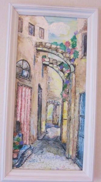 Painting titled "средиземноморье" by Olga Panina, Original Artwork, Oil