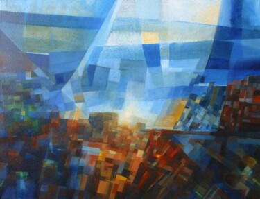 Peinture intitulée "Composition #040320…" par Arnaud Felix, Œuvre d'art originale, Huile