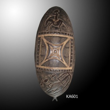 Bouclier Senoufo art tribal art d'afrique premier 雕塑 标题为“Bouclier Senoufo ar…” 由Kebe, 原创艺术品, 木