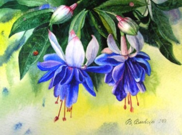 제목이 "Fuchsia"인 미술작품 Valentina Valevskaya로, 원작, 기름