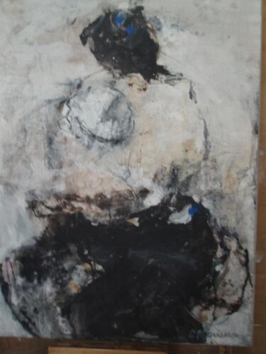 Peinture intitulée "intimité" par Catherine Monmarson, Œuvre d'art originale