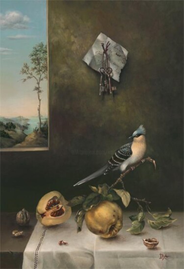 Still Life with Quince - Original painting