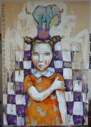Peinture intitulée "come as you are, au…" par Catherine Cornec, Œuvre d'art originale