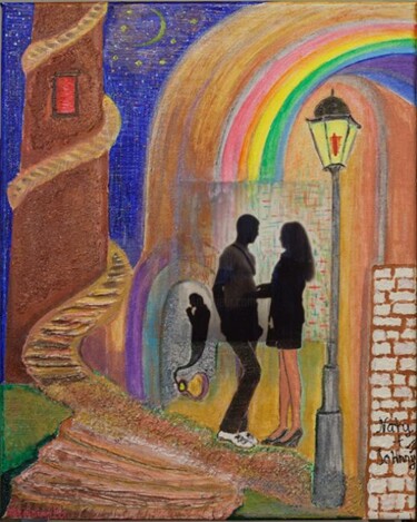 Peinture intitulée "Third" par Veranika Bo, Œuvre d'art originale, Acrylique