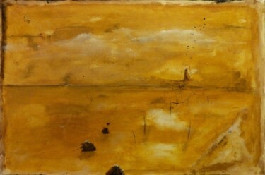 Peinture intitulée "camargue 3" par Philippe Roussel, Œuvre d'art originale, Huile
