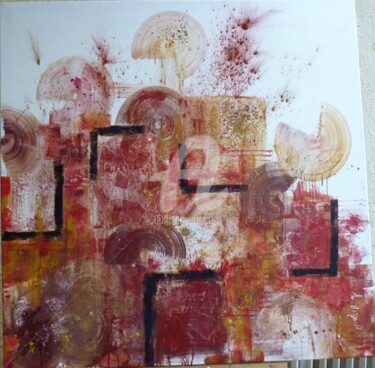 Peinture intitulée "le depart" par Sbx, Œuvre d'art originale