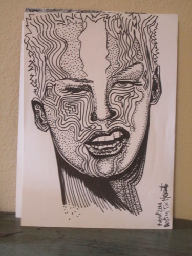 Disegno intitolato "annie lennox" da Luciana Lorella Massarotto, Opera d'arte originale