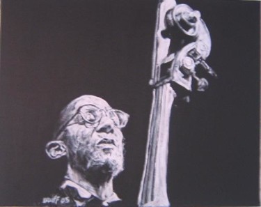 Peinture intitulée "Ron Carter" par Erwan Deuff, Œuvre d'art originale