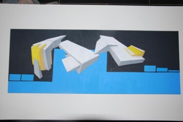 Peinture intitulée "Graff-art3D" par Christophe Caniac, Œuvre d'art originale, Acrylique