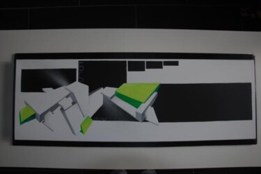 Peinture intitulée "Graff-art3D" par Christophe Caniac, Œuvre d'art originale, Acrylique
