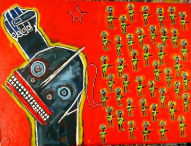 Peinture intitulée "ROLE MODEL" par Matt Sesow, Œuvre d'art originale, Huile