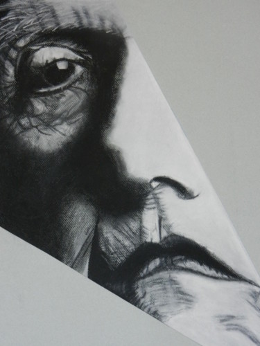 Dessin intitulée "Le mauvais oeil" par Brigitte Mathé (MBL), Œuvre d'art originale