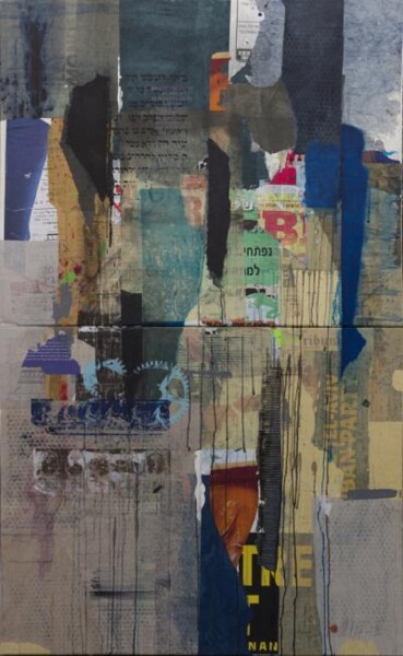 Pintura intitulada "TelAvivUrbanParty-d…" por Claude Lieber, Obras de arte originais