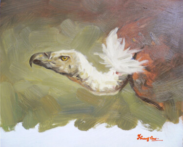 제목이 "OIL PAINTING  Vultu…"인 미술작품 Hongtao Huang로, 원작, 기름