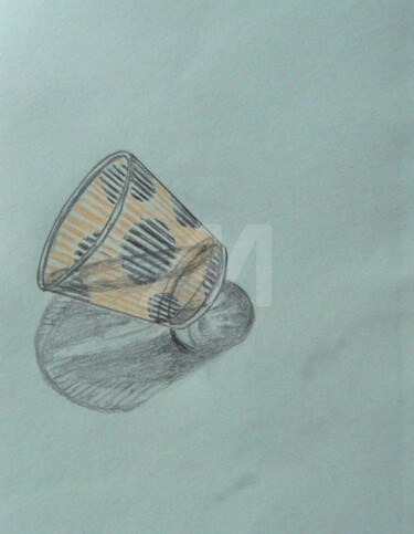 Dessin intitulée "verre 3" par Madorssane, Œuvre d'art originale, Autre