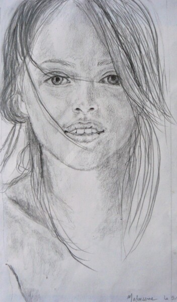 Dessin intitulée "Pureté" par Madorssane, Œuvre d'art originale, Autre