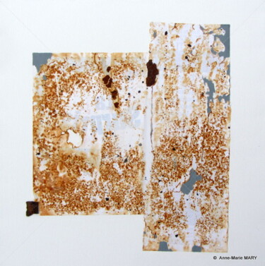 Peinture intitulée "mémoire du temps n°…" par Anne-Marie Mary, Œuvre d'art originale, Acrylique