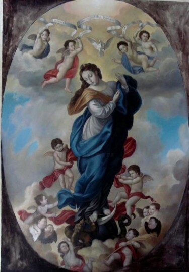 Painting titled "Religious Themes Co…" by Unknown Artist, Original Artwork