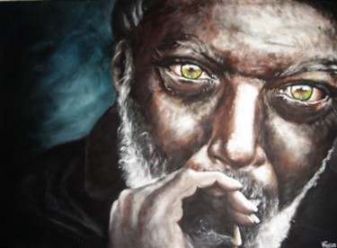 homeless smoker 30 Peinture intitulée "homeless smoker 30" par Valérie Faucon, Œuvre d'art originale, Acrylique