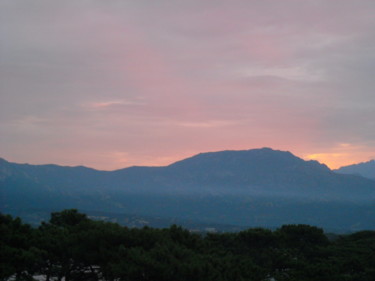 Lever de soleil sur Lumio - Corse -