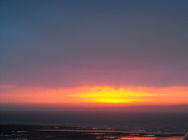 Coucher de soleil dans le Pas de Calais