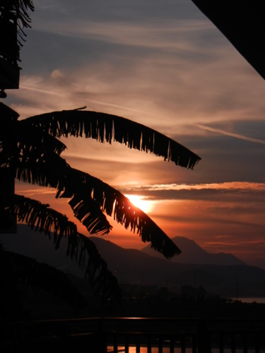 Coucher de soleil à Antalya