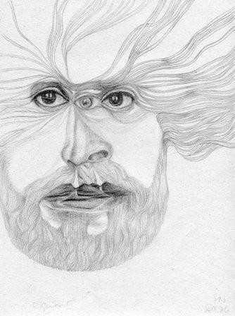 Dessin intitulée "inspiration-2 des p…" par Sigrun Neumann (Sineu), Œuvre d'art originale