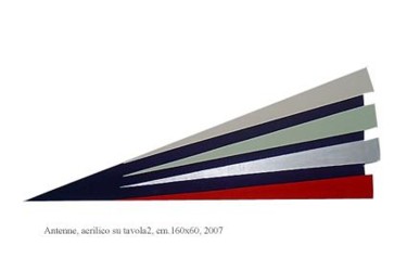 Peinture intitulée "Antenne" par Marcello Aprea, Œuvre d'art originale, Acrylique
