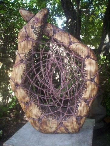 Escultura titulada "Atrapasueños 1" por Mario Morasan, Obra de arte original