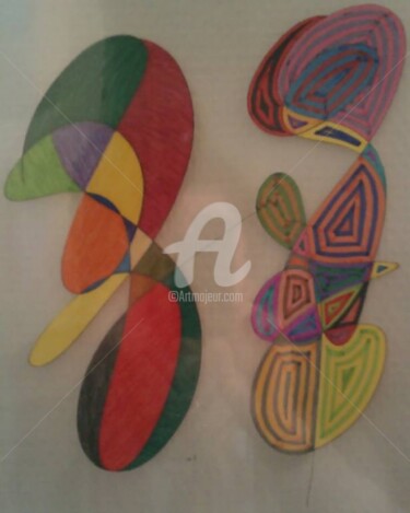 Tekening getiteld "Couple" door Map'Titartisterie, Origineel Kunstwerk, Anders