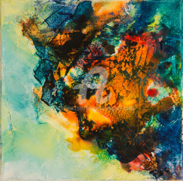 Peinture intitulée "Inside" par Françoise Dugourd-Caput, Œuvre d'art originale, Huile Monté sur Châssis en bois