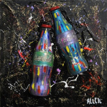 Pittura intitolato "Coca Cola you and me" da Alessandro Coralli, Opera d'arte originale, Olio