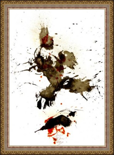 Malerei mit dem Titel "SHINOBU 3 (Zeichenk…" von Jodd, Original-Kunstwerk