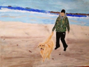Painting titled "mika et fidji" by Soisic, Original Artwork, Oil