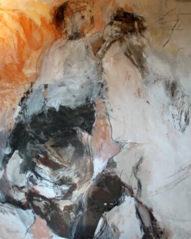 Peinture intitulée "Irrésistible 116x89…" par Catherine Monmarson, Œuvre d'art originale, Acrylique