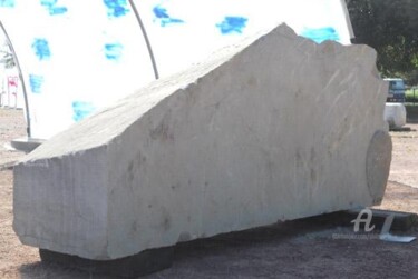 Installation intitulée "Bloc de Marbre de S…" par Philippe Olive, Œuvre d'art originale, Autre