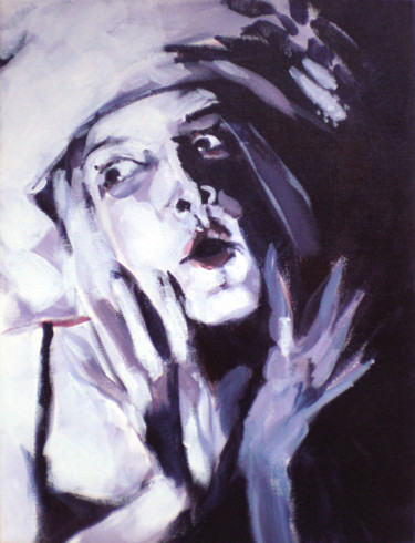 Peinture intitulée "Oh Mon Dieu !" par Patdumez, Œuvre d'art originale, Acrylique Monté sur Châssis en bois