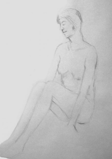 Dessin intitulée "model 1" par Adham Bozart, Œuvre d'art originale
