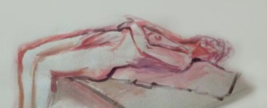 Dessin intitulée "model 3" par Adham Bozart, Œuvre d'art originale