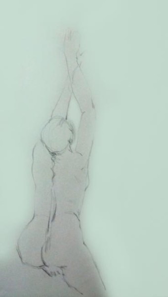 Dessin intitulée "model 6" par Adham Bozart, Œuvre d'art originale